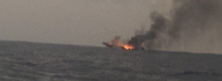 PLB Saves Two Fishermen After Vessel Fire Off Okinawa